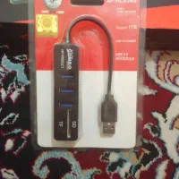 هاب USB0.2سه پورت کارت خوان ایکس پی مدل hc834 مدل
