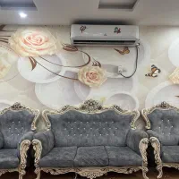 یک دست مبل ۷ نفره نیمه سلطنتی پارچه مسکو