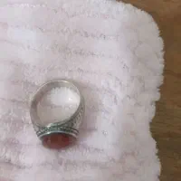 انگشتر نقره نگین عقیق یمنی|جواهرات|یاسوج, |دیوار