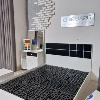 چوب برگ/سرویس خواب عروس/تخت/سرویس چوب/دراور|تخت و سرویس خواب|مشهد, فرهنگیان (شهرک غرب)|دیوار