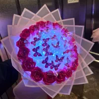 گل روبانی و پروانه با کیفیت(روز مادرو زن)