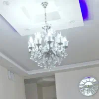 لوستر ۲۰ شعله کریستال لاله