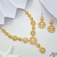 سرویس و نیمست آبکاری طلا(هدیه روز مادر)