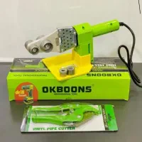 اتو لوله OKBOONS اتولوله سبز بامتعلقات و قیچی