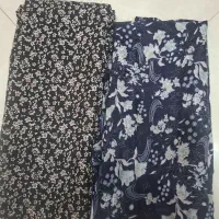 چادر رنگی نخی نونو کنار بوده دوخته شده