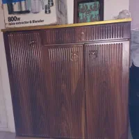 جاکفشی .کنسل واینه ومیز تلوزیون با تلوزیون۴۹x|جاکفشی، کمد، دراور|اندیشه, اندیشه فاز ۵|دیوار