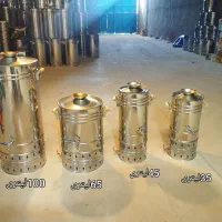 سماورگازی استیل(سماور مسجدی)درجه یک طرح های مختلف