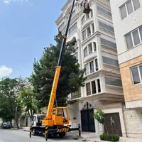جرثقیل ۲۰ تن ۷ تن دکل بلند شبانه‌روز ی|خدمات حمل و نقل|مشهد, توس (بلوار توس)|دیوار