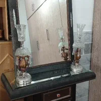 آینه (کنسول سه کشو) و شمعدان