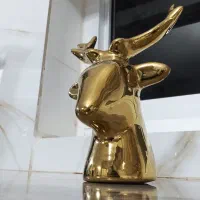 مجسمه کله گوزن|مجسمه، تندیس، ماکت|قم, پردیسان|دیوار