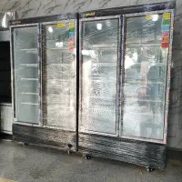 یخچال۱۲۰ دو درب شرکت کاپلان سوپری کافی شاپ ویترینی