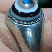 انگشتر عقیق یمنی تراشدار یاقوت رکابها ممی سعادت|جواهرات|اسلام‌شهر, شهرک مفیدی|دیوار