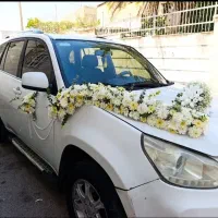 ماشین عروس.گل ارایی ماشین .دسته گل عروس