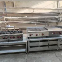 گریل روغنی و گریل ذغالی ۴ و ۲ شعله رو میزی