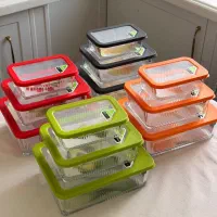 ست ظروف3تایی شیار دار لیمون