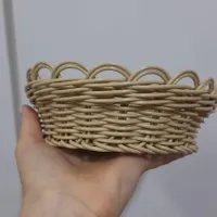 سبد سبزی دست بافت|ظروف نگهدارنده، پلاستیکی، یک‌بارمصرف|لنگرود, |دیوار