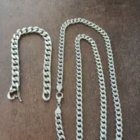 زنجیر نقره دستبند نقره کارتیر خارجی
