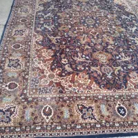 دو جفت فرش دوازده متری به رنگ سرمه ای خاص و سالم