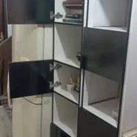 کتابخانه دست ساز، بوفه|کتابخانه، شلف، قفسه‌های دیواری|اسلام‌شهر, شهرک واوان|دیوار