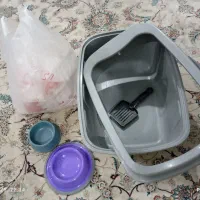 باکس خاک گربه همراه با خاک|لوازم جانبی حیوانات|فردیس, شهرک ناز|دیوار