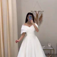 تخفیف ویژه و همدلی لباس عروس +تور و شنل