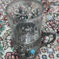 لیوان پایه مس