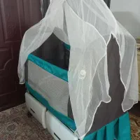 تخت گهواره کنار تخت مادر درحد نو