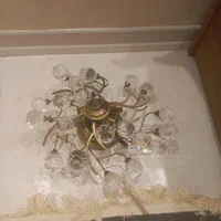 لوستر قدیمی و محکمِ کریستالی|لوستر و چراغ آویز|اصفهان, خواجو|دیوار