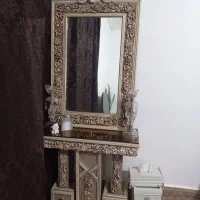 آیننه کنسول با شمعدان