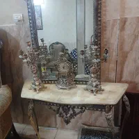 آیینه وکنسول وشمعدان
