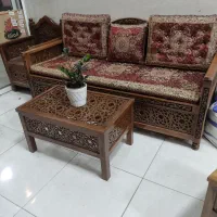 تخت چوبی|مبلمان خانگی و میز عسلی|یزد, |دیوار