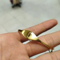 دستبند استیل رنگ ثابت طرح پروانه|بدلیجات|کرج, شاهین‌ویلا|دیوار