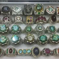 انگشتر نقره  شکسته