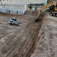 حمل نخاله خابرداری باخاور بابکت۲۵ ماسه کندن استخر