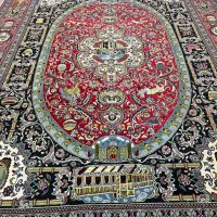 دوتخته قالی ماشینی ۱۲متری کارکرده(سالم،سالم)