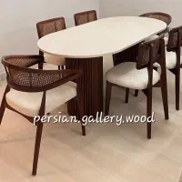 دنیز میز ناهارخوری ادموند بارنگبندی میزوصندلی کارن|میز و صندلی غذاخوری|تهران, اکباتان|دیوار