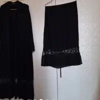 ست شال و مانتوی مجلسی کار شده
