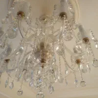 لوستر کریستال ۸ شاخه چک اصل جفت