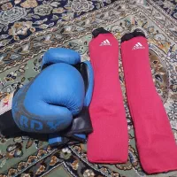 دستکش بوکس و زانو بند