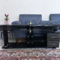 میز تلویزیون شیشه ای