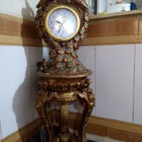 ساعت رنگ نسوز طلایی فورد پایه دار سلطنتی دوتیکه