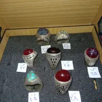 انگشترنقره دستسازکلکسیونی+چاقوبابااصل+تسبیح قدیمی