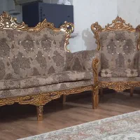 فروش مبل  سلطنتی۷ نفره سالم|مبلمان خانگی و میز عسلی|هشتگرد, شهرک ولیعصر (مصلی)|دیوار