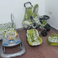 ست گهواره کالسکه کریر روروک ساک دستی تاب