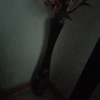 گلدان چوبی تایلندی با گل دو عدد|گل مصنوعی|فردیس, فردیس|دیوار