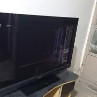 تلویزیون ال سی دی سونی نمایشگر ضربه خورده|تلویزیون و پروژکتور|نسیم‌شهر, |دیوار