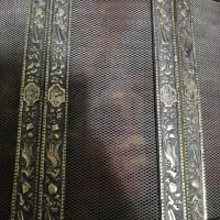 گبه دستبافت ومحافظ شومینه برنجی