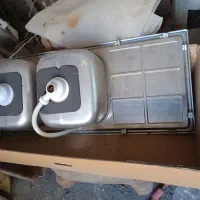 دو عدد سینک دوقلو تو کار|مصالح و تجهیزات ساختمان|خمین, |دیوار