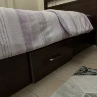 تخت‌ خواب یک نفره همراه با تشک|تخت و سرویس خواب|تهران, سازمان برنامه شمالی|دیوار