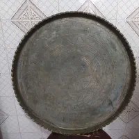 سینی مسی قدیمی با۱۳۰ سال قدمت